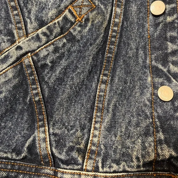 Jordache Acid Wash Denim Jacket - Picture 7 of 11